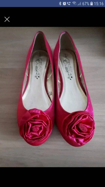 pink flat shoes uk